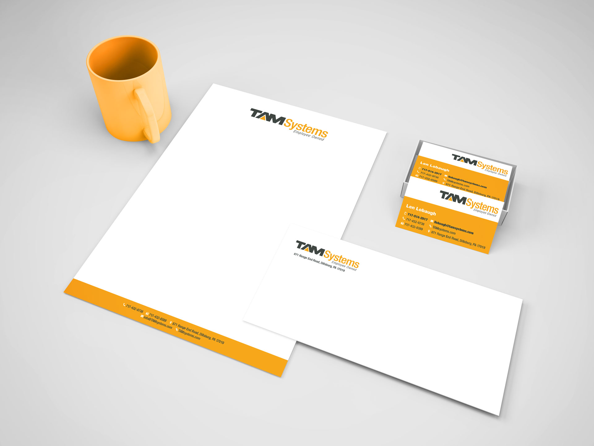 TAM Systems Stationery image