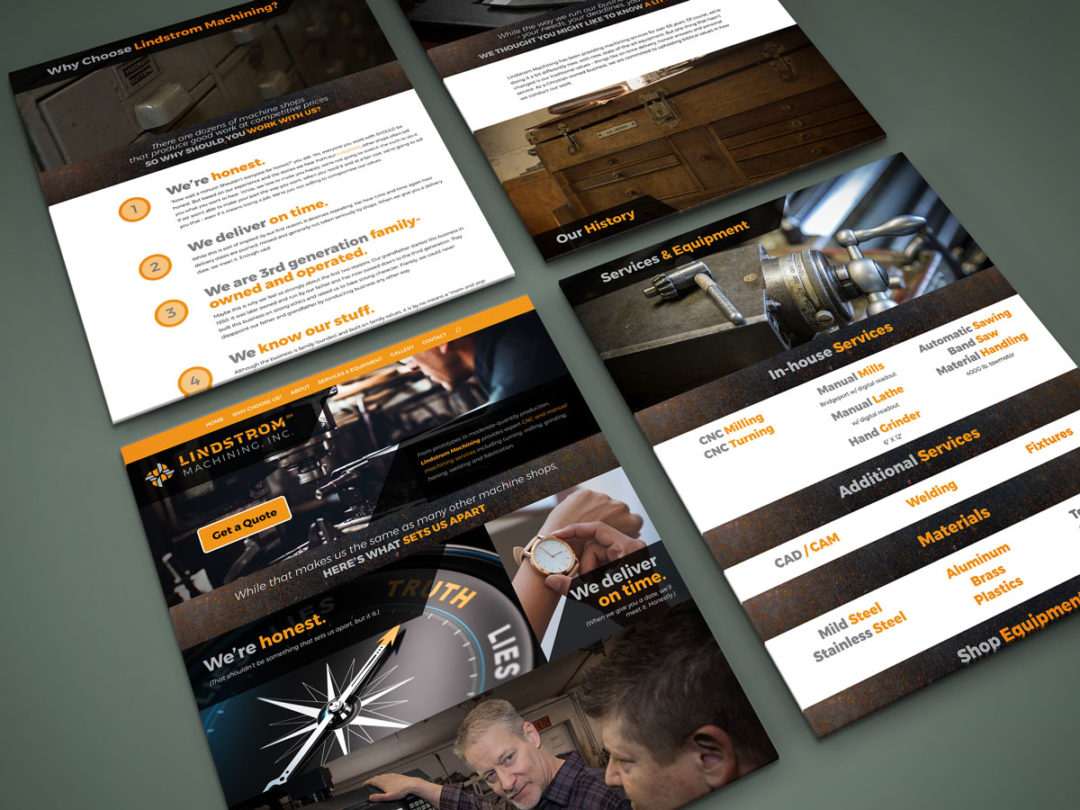 Lindstrom Machining Website